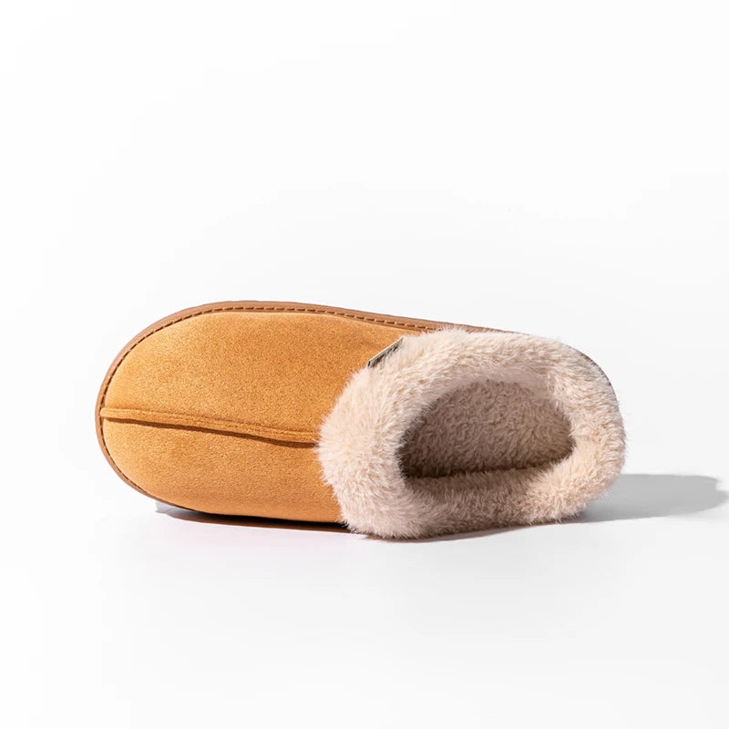 Unisex Fluffy Slippers for Autumn & Winter – Soft, Warm, Non-Slip, and EVA Sole